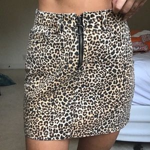 Urban Outfitters Cheetah print skirt